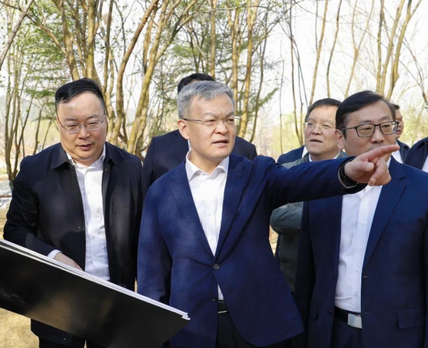 杨福涛调研彩虹湖人才科技生态园项目
